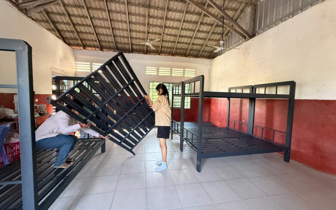Bunk Beds for Sunshine School in Siem Reap